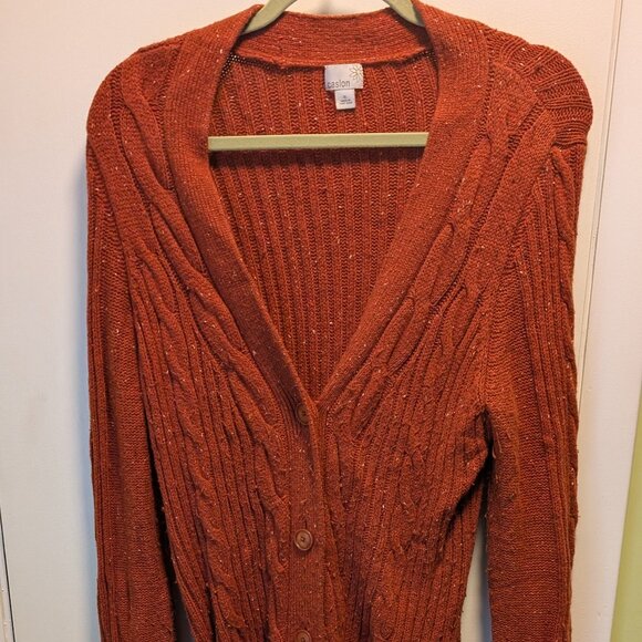 Caslon long cardigan sweater (XL) - Picture 1 of 2